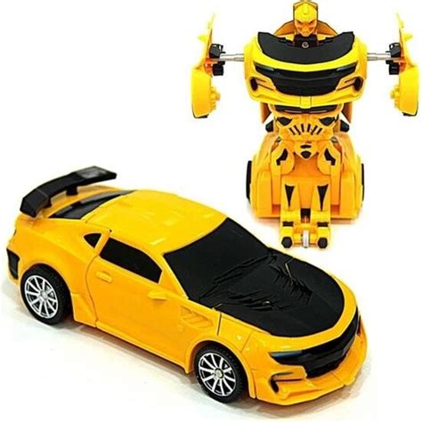 sarı robot araba